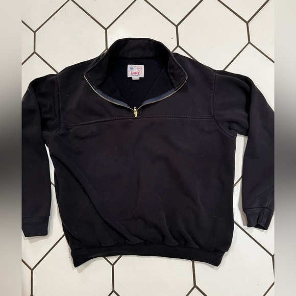 GAME Workwear men’s heavyweight cotton half zip sweatshirt w/ pockets sz 3XL - Picture 1 of 7